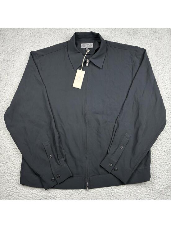 KITH Other - Kith‎ Connor Blouson Jacket Black Zip Harrington Lightweight Men’s Large NWT
